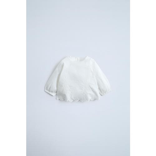 EMBROIDERED SHIRT - Oyster-white | ZARA United States