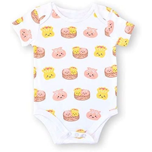 The Wee Bean Organic Cotton Onesie, Dim Sum, 0-3 Months