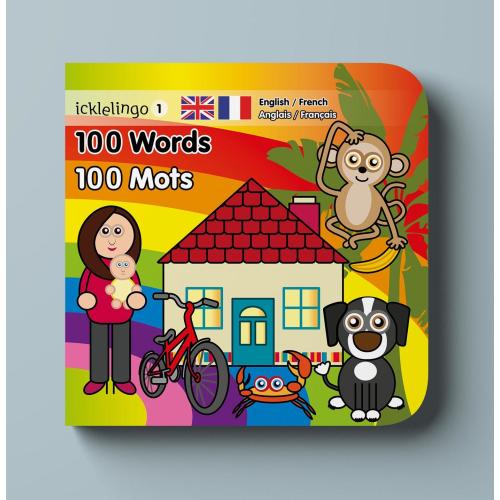 FRENCH bilingual children’s First Words book
