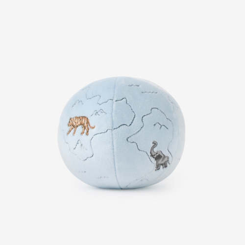 World Explorer Globe Plush Rattle BLUE / O/S