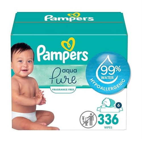 Pampers Aqua Pure Sensitive Baby Wipes