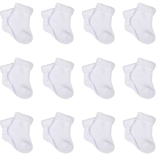 Gerber Baby 12-pair Sock Bundle - White