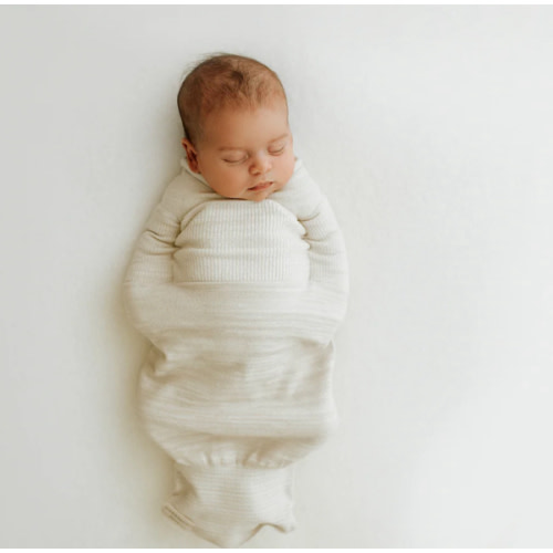 Bamboo Blend Beige Swaddle Sleep Sack – Swaddelini