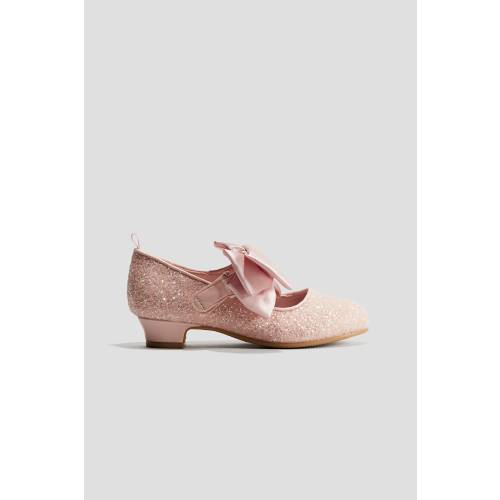 BOW-DETAIL BALLET SHOES