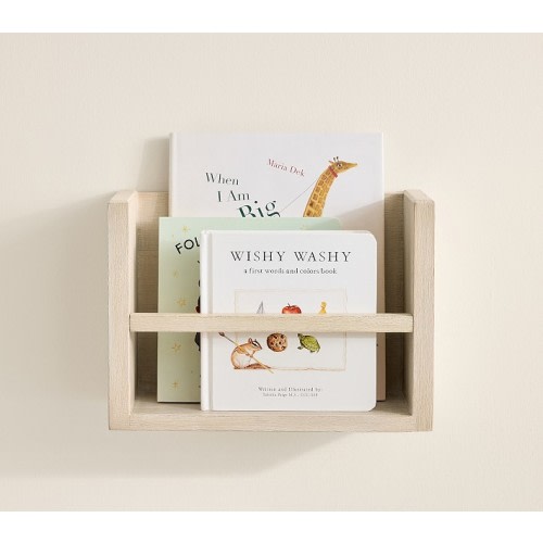Biscotti Wood And Acrylic Shelving (12")
