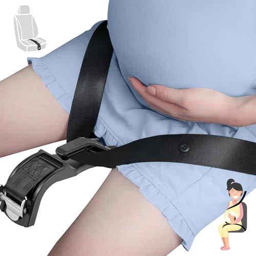 Cushion Bump Strap- Seat Adjuster for Mother-Prevent The Abdomen from Stress,Universal Fit, Easy Install