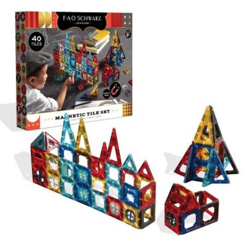 FAO Schwarz Magnetic Tile Set 40pc