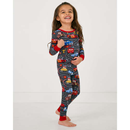 Disney & Pixar Piston Cup Two-Piece Pajama Set | Little Sleepies