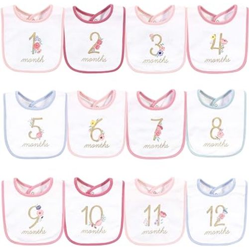 Hudson Baby Unisex BabyCotton Bibs