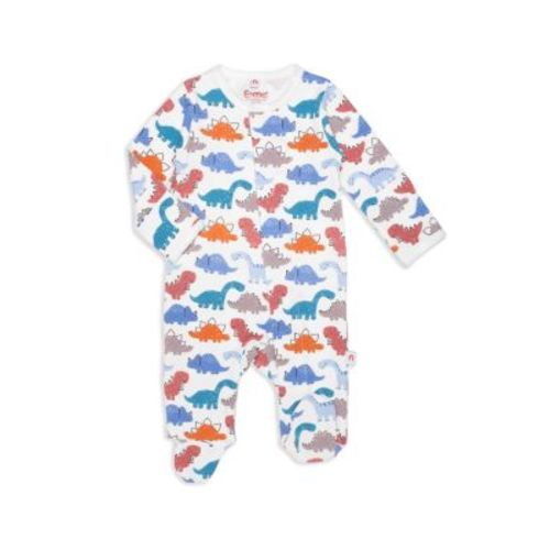 Baby Boys Dinosaur Print Footed Coverall