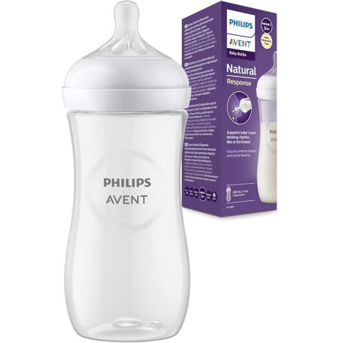 Philips Avent Biberón Natural Response: 2 biberones para bebés recién nacidos de 125 ml, sin BPA, a partir de 0 meses (modelo SCY900/02) : Amazon.es: Baby Products