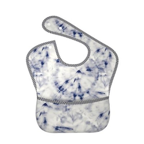 Easygdp Indigo Tie Dye Bibs For Babies, Baby Bibs for Eating, Toddler Bibs, Waterproof Bibs, Feeding Bibs, for Toddlers, Boys, Girls