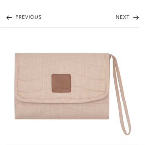 Natural Linen Change Mat