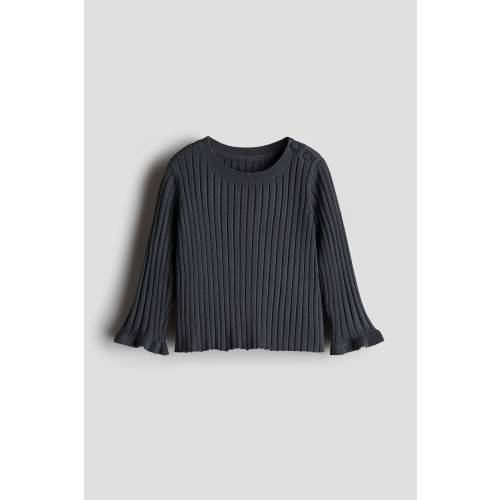 RIB-KNIT SWEATER