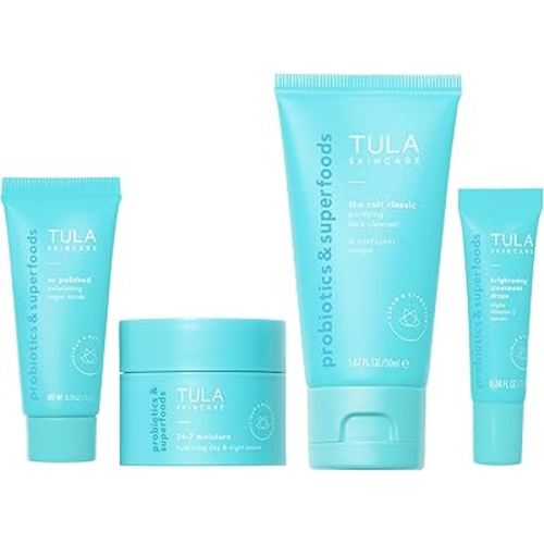 TULA Skin Care On the Go Best Sellers Travel Kit
