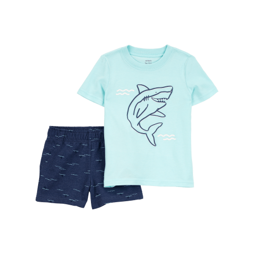 Baby 2-Piece Shark Outfit Set - Blue - Carter's | Carter's