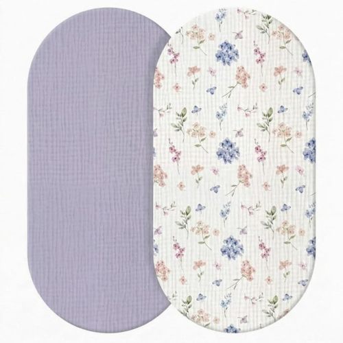 Muslin Silly Goose Crib Sheets