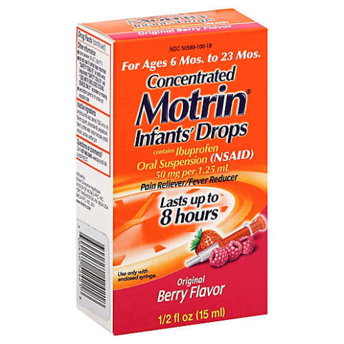 Motrin® Infant's 0.5 fl. oz. Concentrated Pain Reliever/Fever Reducer Drops in Berry