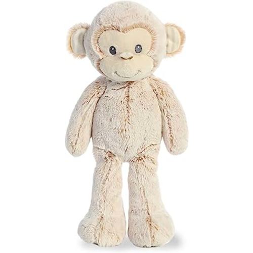 Aurora® Adorable Cuddlers™ Marlow Monkey™ Baby Stuffed Animal - Security and Sleep Aid for Kids and Babies - Perfect for Baby Showers and Nursery Decorations - Brown 13.5 Inches