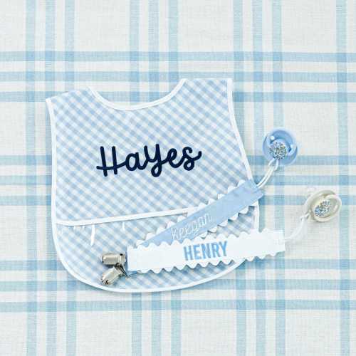 Pacifier Clips // Paci Clip, Monogram Pacifier Clip, Pacifier Holder, Embroidered Custom Name, Personalized Baby Gift, Baby Girl, Baby Boy