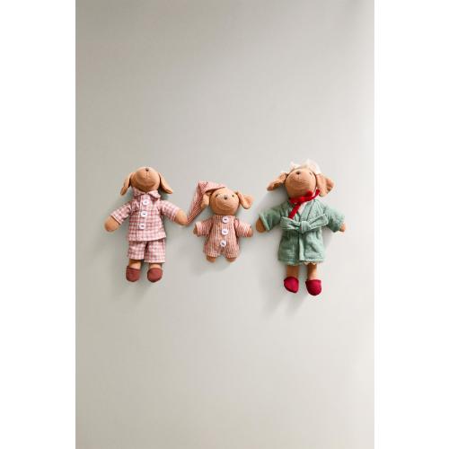 CHILDREN’S DOG FAMILY PLUSH TOY SET (SET OF 3)