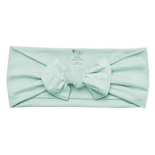 KYTE BABY Rayon Made From Bamboo Bow, (0-3 Months, Sage)