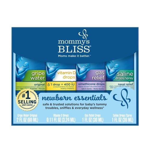 Mommy's Bliss Newborn Essentials Baby Gift Set, Newborn, 4 Count
