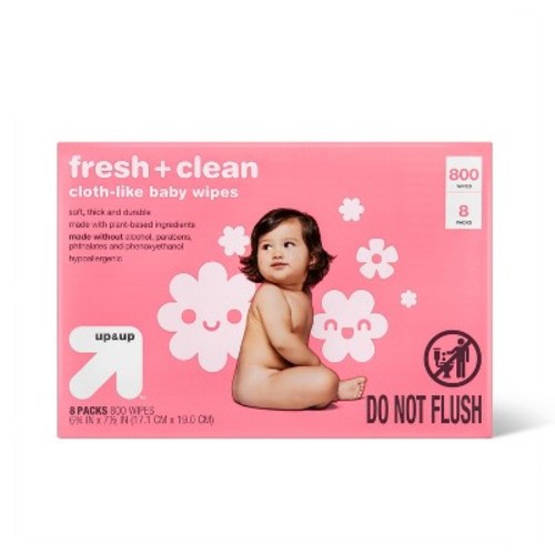 Fresh & Clean Scented Baby Wipes - up&up™ (Select Count)