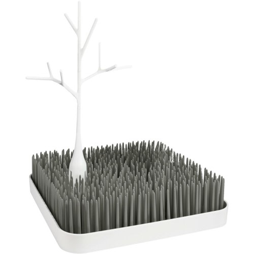 Boon Grass Gray & Twig Drying Rack Combo - White