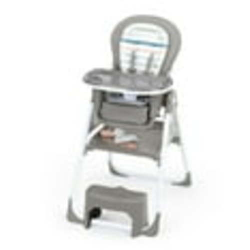 Ingenuity Proper Positioner Create Up! Multi-Mode Folding High Chair - Covertible Activity Desk and Tower, 9 Modes of Use, Soulful Skies, Ages 0 Months to 5 Years