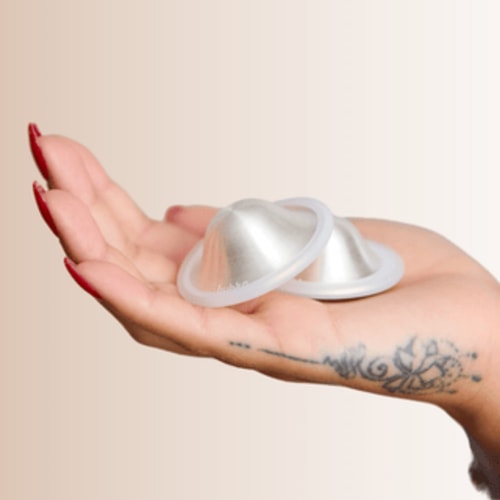 Silver Nipple Shields (Cups)