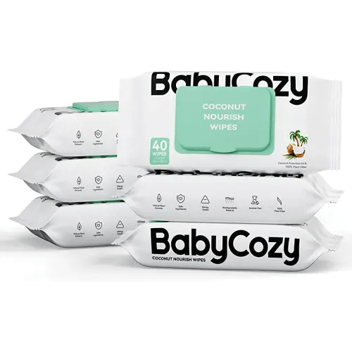 BabyCozy Baby Nourish Wipes (6 Packs, 240 Wipes)