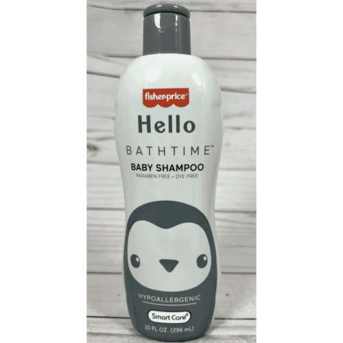Fisher-Price Hello Bathtime Hypoallergenic Baby Shampoo ~ Paraben Free & Dye Free, 10 FL OZ.
