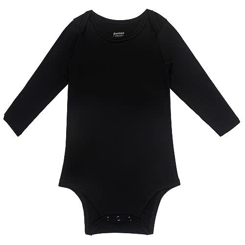 Gaiibbt Rayon of Bamboo Baby Bodysuit For Girls Boys Long Sleeve Sleepers With Mitten Cuffs