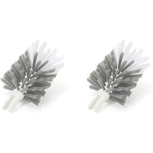 Full Circle Clean Reach Bottle Brush Refill – Replaceable Heads for Deep Cleaning Water Bottles, Baby Bottles, and Tumblers, 2pk