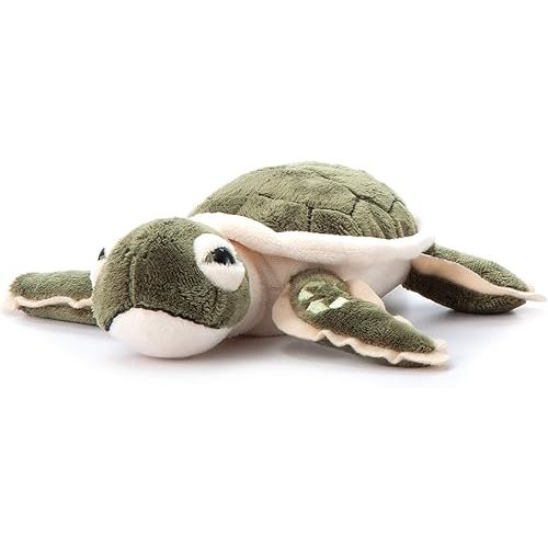 The Petting Zoo, Hatchling Sea Turtle Stuffed Animal, Gifts for Kids, Baby Sea Turtle Plush Toy 9 inches