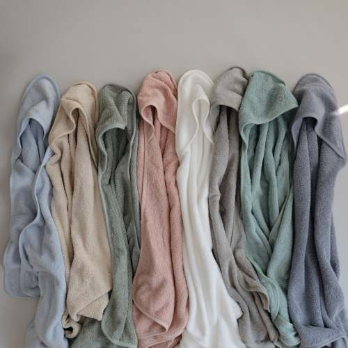 Mushie Baby Hooded Towel (blush)