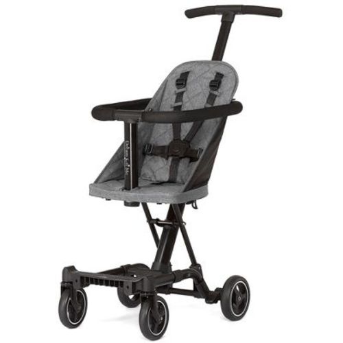 Dream On Me Coast Rider Travel Stroller Lightweight Stroller Compact Portable Vacation Friendly Stroller, Color: Gray