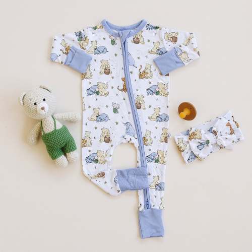 100 Acre Snooze Blue Zippie Jammie – Jammie Jams
