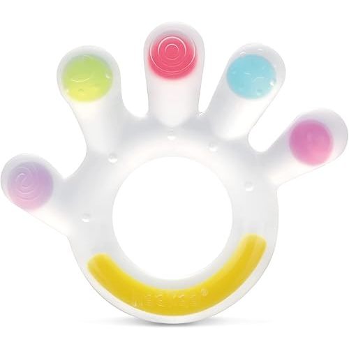 Haakaa Palm Teether - Soft Silicone Baby Soothing Teether Pacifier - Frozen Teething Toy for 3M+ Babies - BPA Free (1 Pack)