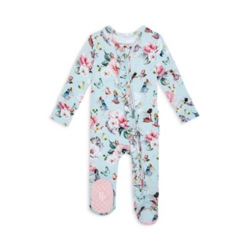 Girls' Melinda Floral Ruffled Footie - Baby