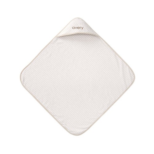 Striped Terry Baby Hooded Towel