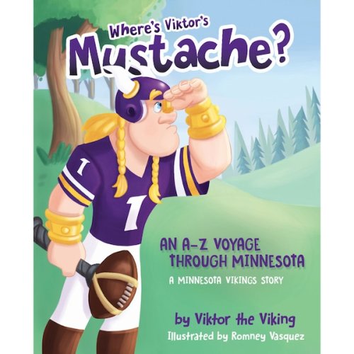 Minnesota Vikings Where's Viktor's Mustache? Children's Book