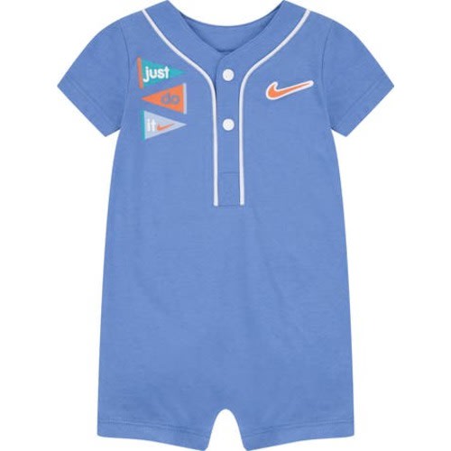 Just Do It Henley Romper, 0-3M