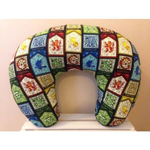 Harry Potter Stained Glass Nursing Pillow Cover Hogwarts - Etsy