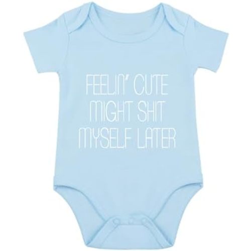 listery Funny Romper Cute Novelty Infant Baby Bodysuit Funny Baby infant Pregnancy Announcements