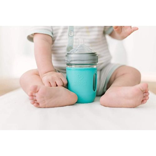 Mason Bottle Plastic Mason Jar Rings/Bands (Set of 3) Fits All Regular Mouth Mason Jars, Reusable and Rust-Free, Non-Toxic BPA Free (Silver, Regular-Mouth)