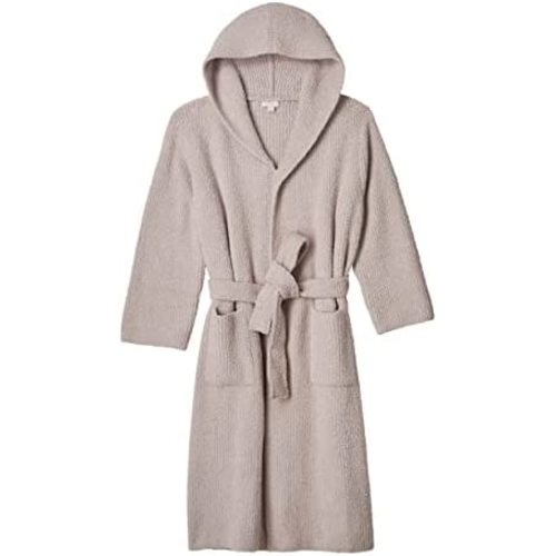 Barefoot Dreams CozyChic Ribbed Hooded Robe