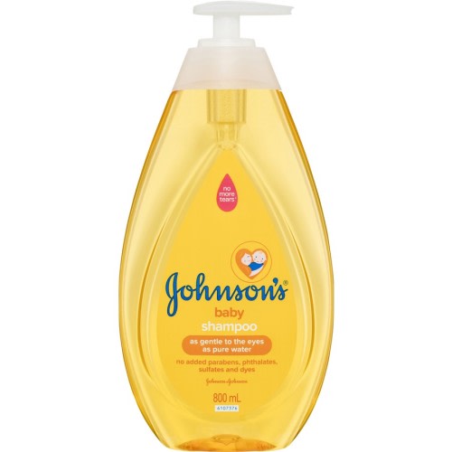 Johnson's Hypoallergenic Gentle Tear-Free Cleansing Baby Shampoo 800mL