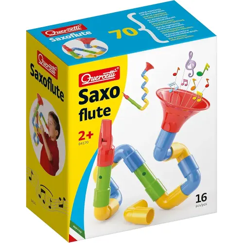 Quercetti Saxoflute – 16 Piece Build Your Own Instrument Set